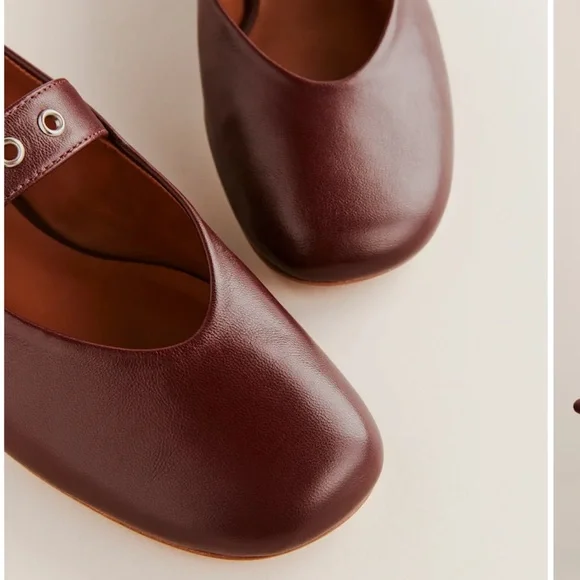 Reformation Bethany Ballet Flat Ruby - Size 7.5 - Picture 4 of 10